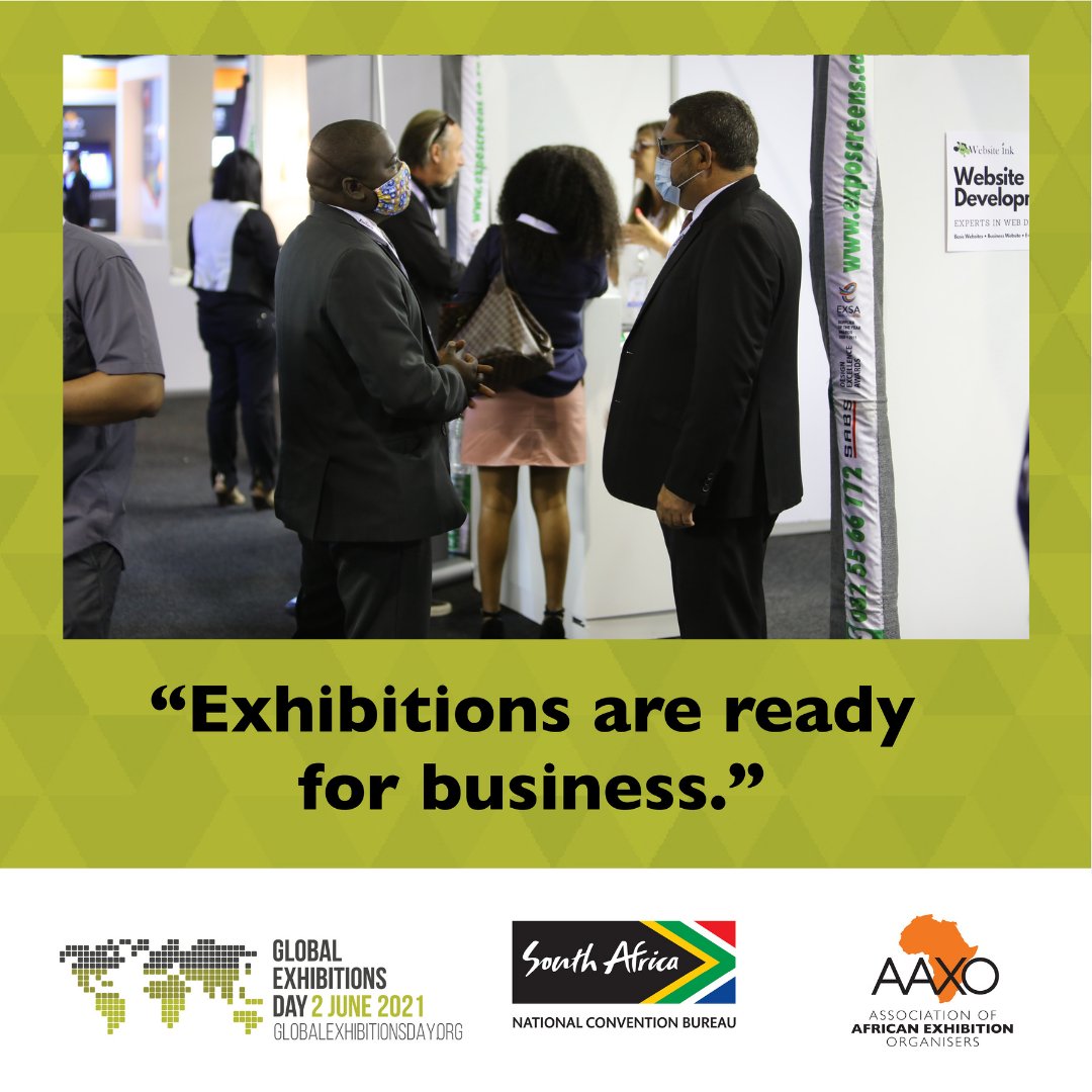 Today we celebrate Global Exhibitions Day.
Exhibitions Connect and Rebuild our Economies.
We are ready for business.

#GED2021 #SpecialisedExhibitions #Montgomery1895