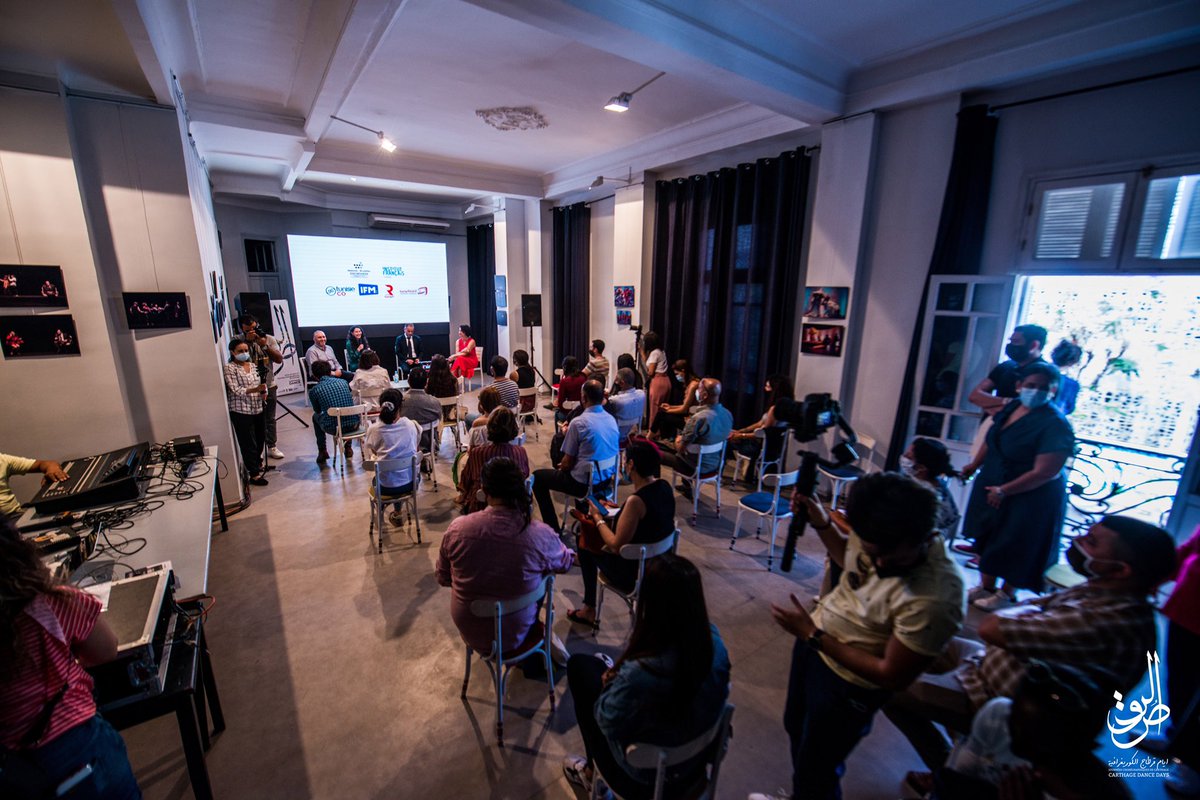 Carthage_dance's tweet photo. 📍 صور من المؤتمر الصحفي للدورة الثالثة لأيام قرطاج الكوريغرافية .

📍 Retour en photos sur la conférence de presse de la 3ème édition des Journées Chorégraphiques de Carthage.

Crédit photo : Bayrem Ben Mrad

#CarthageDance https://t.co/PLUpIlHSdt