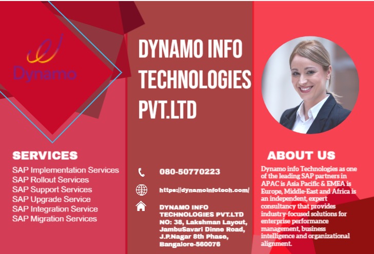Dynamoinfotech1's tweet photo. For a great business to start and its power innovation, it needs farming that empowers you. we are here with #dynamoinfotech to provide great #SAPservices like #sapimplementation, #sapmigration, #sapupgrade, #S4HANA services across the #India  
Visit Us: https://t.co/xg3gCsSUHN https://t.co/prgmY427fh