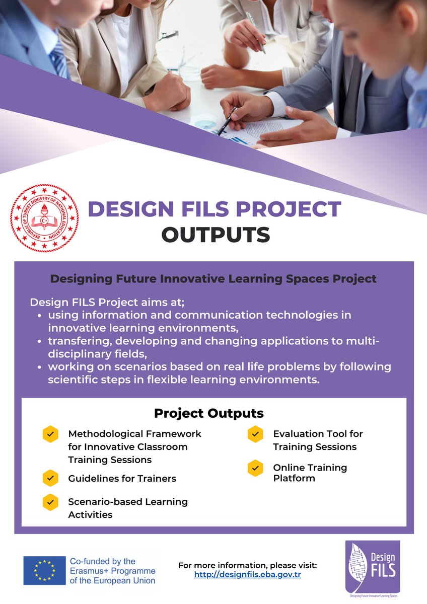 FclTurkiye's tweet photo. 📍How to design future innovative learning spaces? 
Here are the outputs of Design FILS Project. 
🔗For more information, please visit the project website: https://t.co/DOuWKQsQhc #designfils 
@tcmeb @ziyaselcuk @mhbucuk https://t.co/aScJFjt3ML
