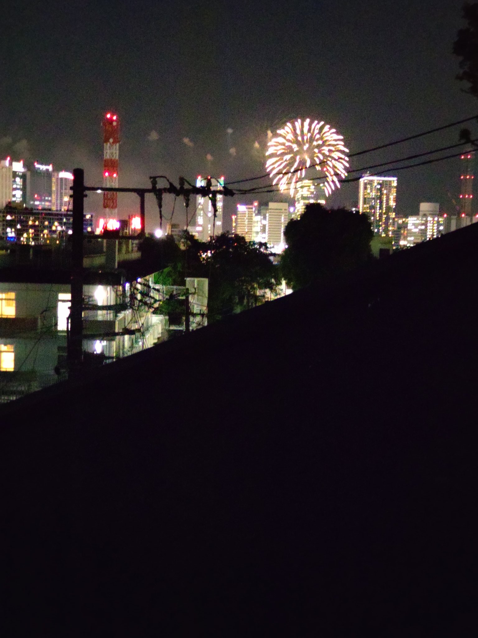 佐々木新平 自宅屋上から横浜開港祭の花火 みなとみらいエリアの他いろんな区から上がったのかしら 同時に3箇所ほど見えました T Co Yx8wj8tlbm Twitter