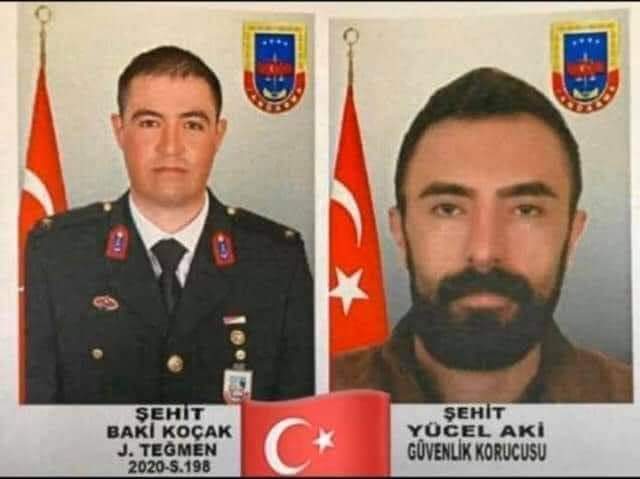 Bitlis İli Tatvan ilçesi Anadere köyü kırsalında çıkan çatışmada Şehit düşen Jandarma  Teğmen Baki Koçak'a ve Güvenlik Korucusu  Yücel Aki'ye  Allah'tan rahmet; ailesi, yakınları ve Milletimize başsağlığı diliyorum.

Yaralı askerlerimize Allah’tan hayırlı şifalar dilerim.
