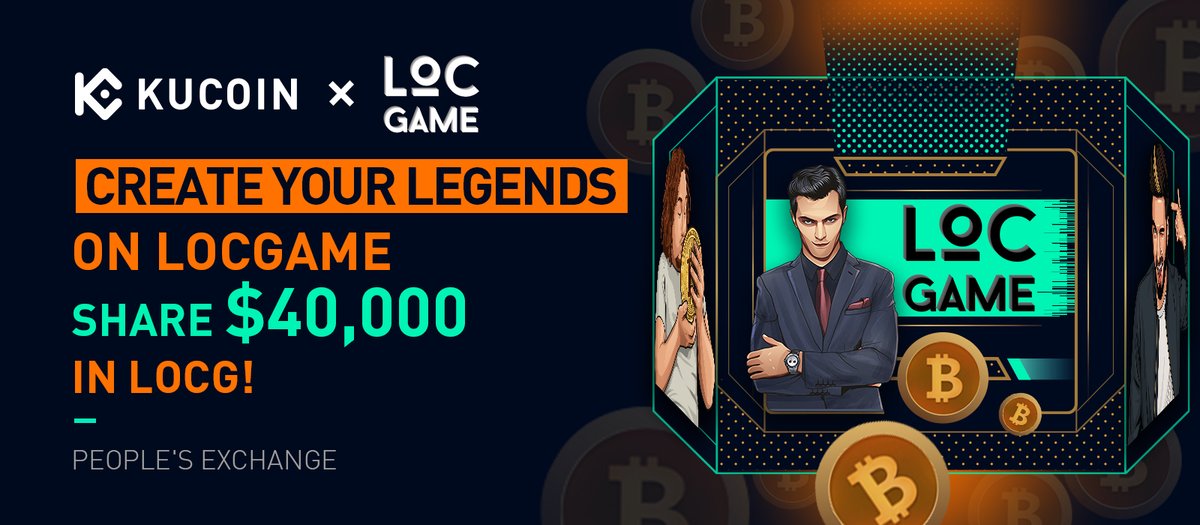 🚀🚀 Don't forget, our Kucoin trading and buying competitions are live!

SHARE $40,000 USD WORTH OF LOCG

The campaigns run from 10:00:00 on June 1, 2021 to 10:00:00 on June 8, 2021 (UTC)

#NFT #Crypto #cryptocurrency #ethereum