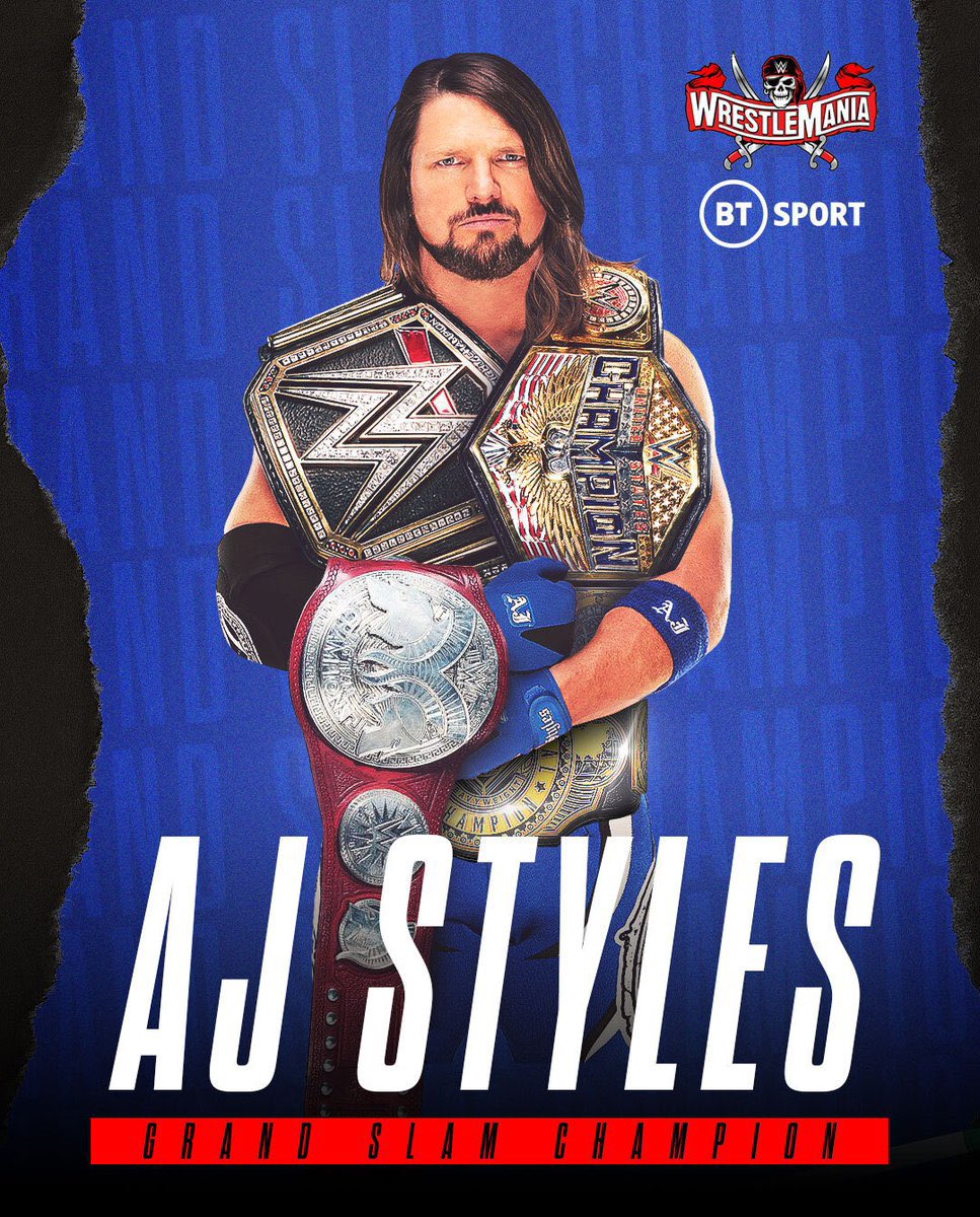 Happy birthday to the grand slam champion.
A generational one of a kind phenomenal star.
AJ STYLES. 