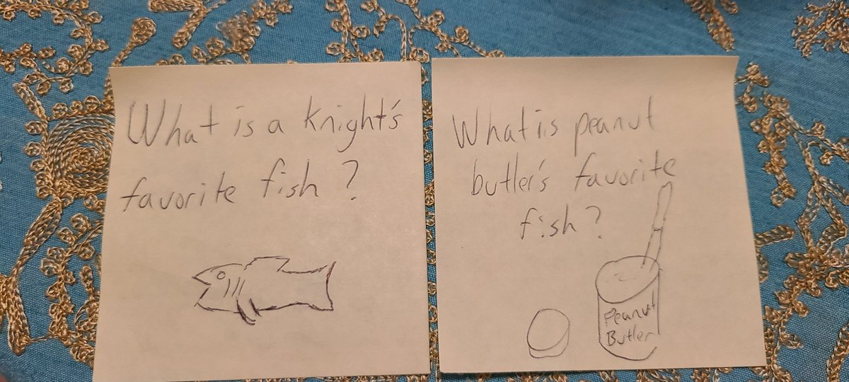 JustinPepper5K's tweet photo. A twofer of lunch Dad jokes. https://t.co/R97ffnAa9w