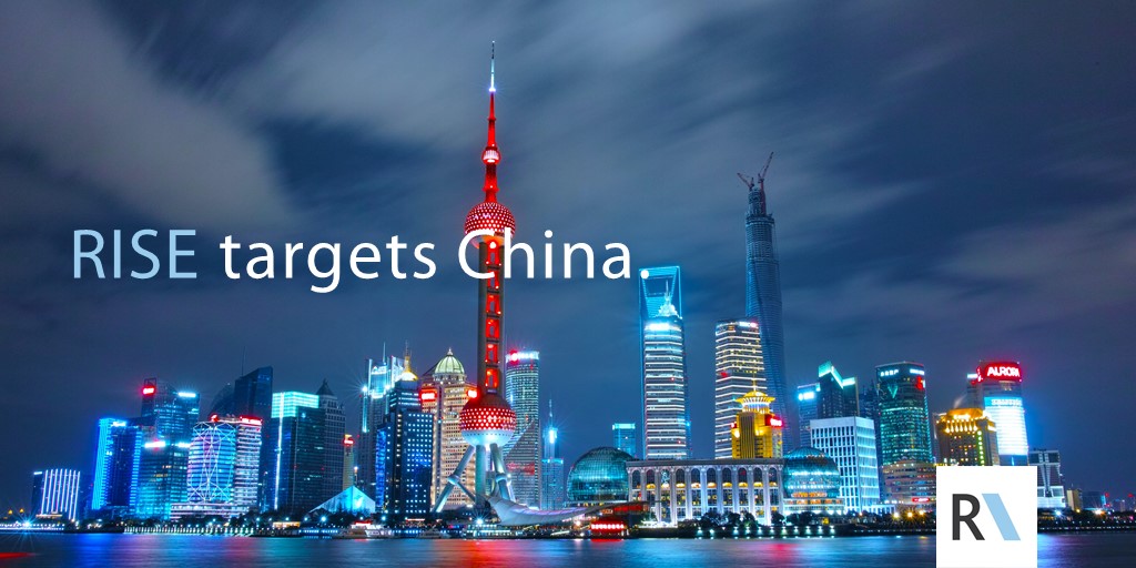 RISE has identified Shanghai as its entry point in the Chinese market. If you wish to learn more about what we are doing, please contact our International Director (Asia Pacific) Shu Zou on shuz@riseinternational.com or find out more here bit.ly/3fDHkV1