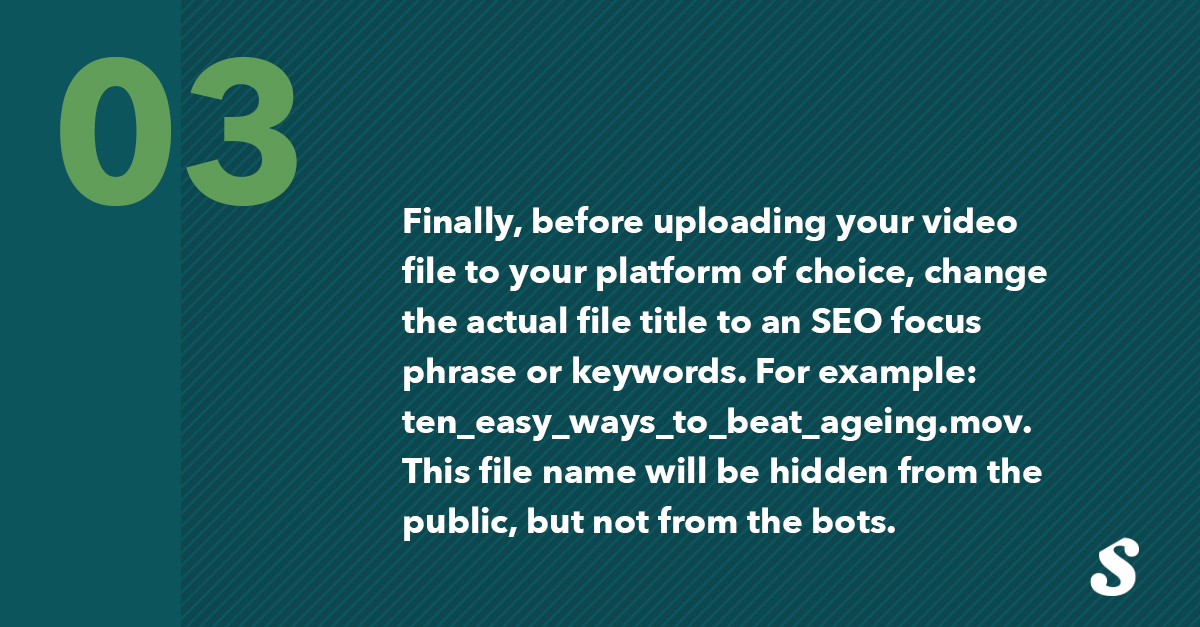SeveerMedia's tweet photo. Video SEO is often underrated. Here's some quick tips on how to improve your strategy and get the most out of your video content.

(Read more about common video marketing mistakes and how to avoid them at 👉 https://t.co/CjJBRM6qGc )

#videomarketing #videomarketingtips #seo https://t.co/wJ1x22LAyM