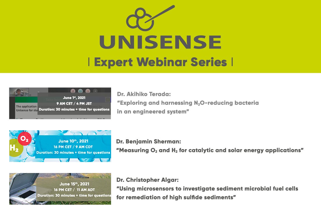 Unisense (@unisensedenmark) on Twitter photo Two new Expert Webinars coming up. Dr. Benjamin Sherman will share two recent studies on June 10: lnkd.in/gw8Ccuq.
<a href="/algarlab/">Christopher Algar</a> will host the final webinar on June 15: lnkd.in/gNeqbvv
Thank you, Akihiko Terada <a href="/tuatebel/">TUAT_Env.Bioeng.Lab.</a> for the excellent webinar yesterday. Two new Expert Webinars coming up. Dr. Benjamin Sherman will share two recent studies on June 10: lnkd.in/gw8Ccuq.
<a href="/algarlab/">Christopher Algar</a> will host the final webinar on June 15: lnkd.in/gNeqbvv
Thank you, Akihiko Terada <a href="/tuatebel/">TUAT_Env.Bioeng.Lab.</a> for the excellent webinar yesterday.
