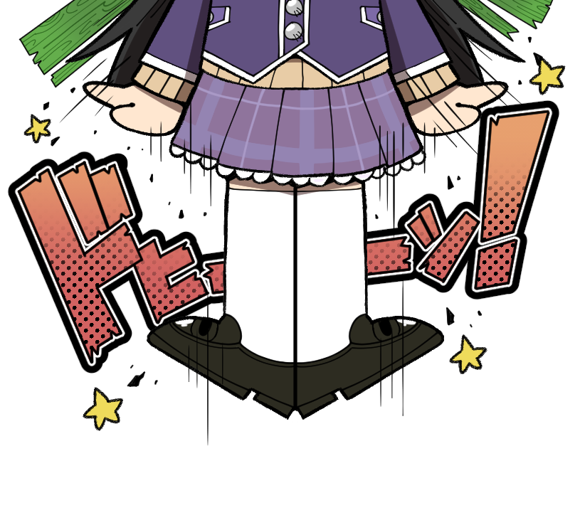 天井を突き抜ける委員長です 家具とは 美兎の家具 ナメタケマン お仕事募集中のイラスト