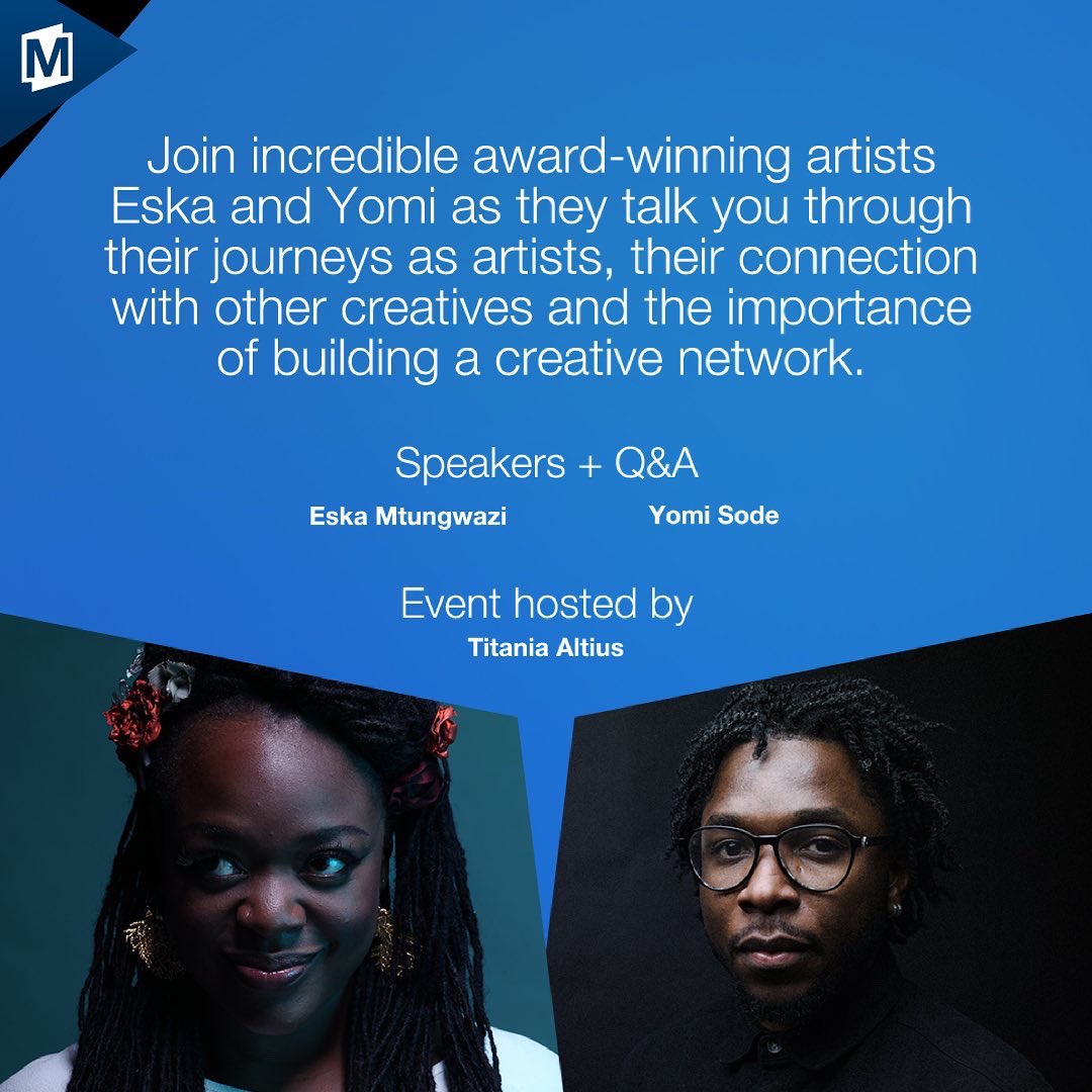 We know how important and impactful collaborating with other artists is so this session is all about providing tips on how you can build your creative network! 

Mon 7th June / Zoom 18:30 - 20:00 

FREE tickets available via our website - link in bio!