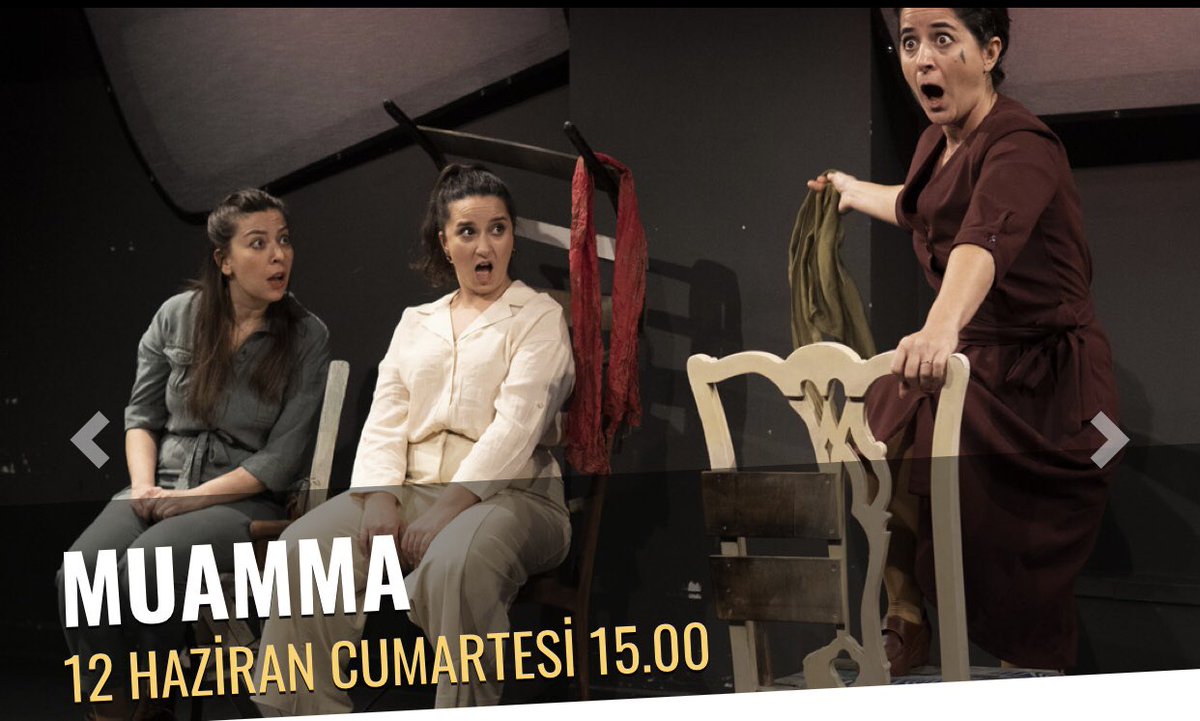 Kumbaraci50's tweet photo. Pandemi ve sosyal mesafe kurallarını gözeterek, %40 kapasite ile sahnedeyiz!
Muamma
12 Haziran Cumartesi 15:00
biletler https://t.co/KOgArtCXU6 ’da satışta. 
gelemeseniz de ‘gösterim desteği bileti’ satın alarak, satışa açamadığımız koltuklar için katkıda bulunabilirsiniz. https://t.co/lfredpNdbU