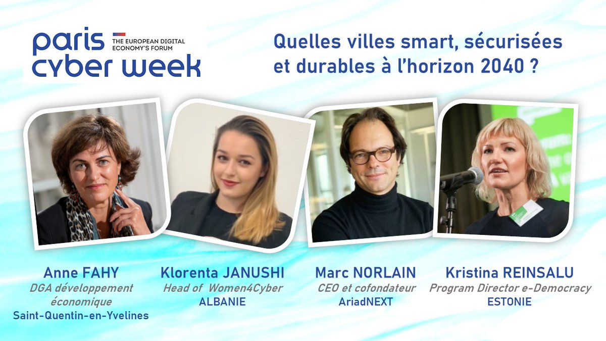 PHR_PHR's tweet image. Mercredi 9 Juin à 16h30, dans le cadre de #ParisCyberWeek, j&apos;aurai le plaisir d&apos;animer une table ronde consacrée à la #SmartCity #Safe et #sustainable. Inscriptions lnkd.in/dNgzrMP
