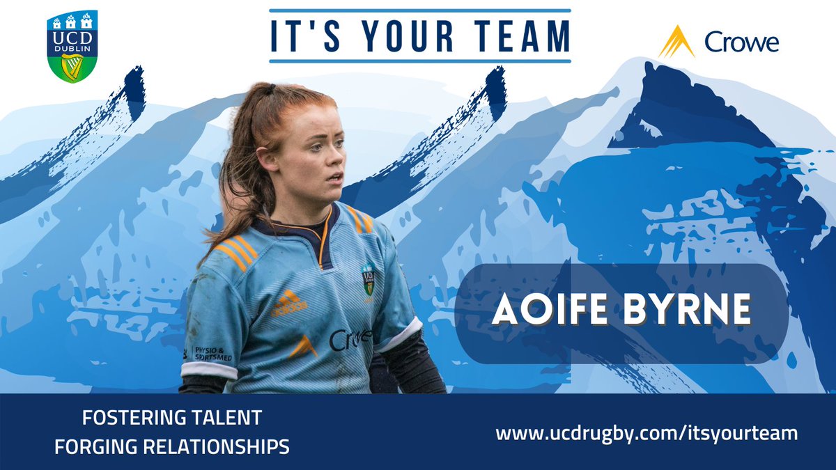 UCDRugby's tweet photo. It's Your Team - New Content! ⬇️

In this candid interview, @UCDWomensRFC's Aoife Byrne tells us about how it was her membership of the club and the friendships she formed that kept her from dropping out of college.

Watch Aoife's interview: https://t.co/2shUKaDFDP https://t.co/oOh6oYKewI