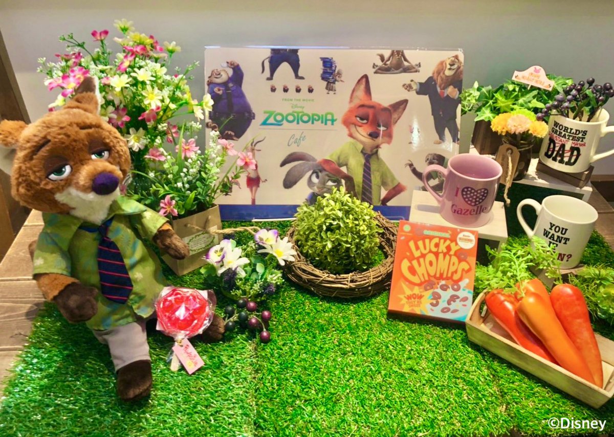 いよいよオープン🎉】 本日より、「ズートピア」OH MY CAFEが名古屋