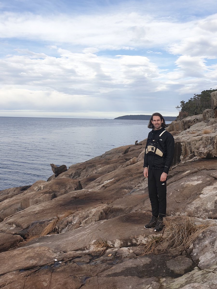 PattyJHudson's tweet photo. Super successful day deploying camera traps at two recently emerged #Ausfurseal haul-outs in SE Tassie for @mpred_lab with help from #MCP #DPIPWE @SherylHamilto18 @demelzawall @IMASUTAS https://t.co/hbRCX57HGC