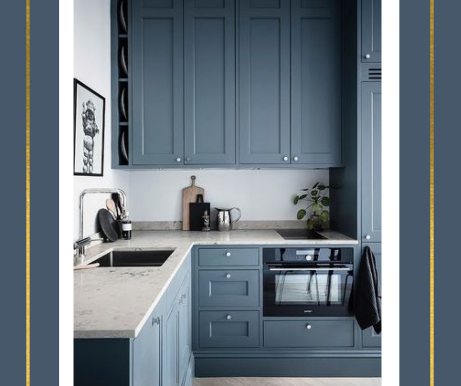 Kitchen defines Lifestyle. Dark Blue Kitchen cabinets makes your kitchen looks more modern in this trend. 😍 

Find Ampquartz to help you build a dream house!

#ampquartz #quartzjohorbahru #quartz #dekton #sensagranite #silestones #kitchencabinets #kitchendesign #Inspiration