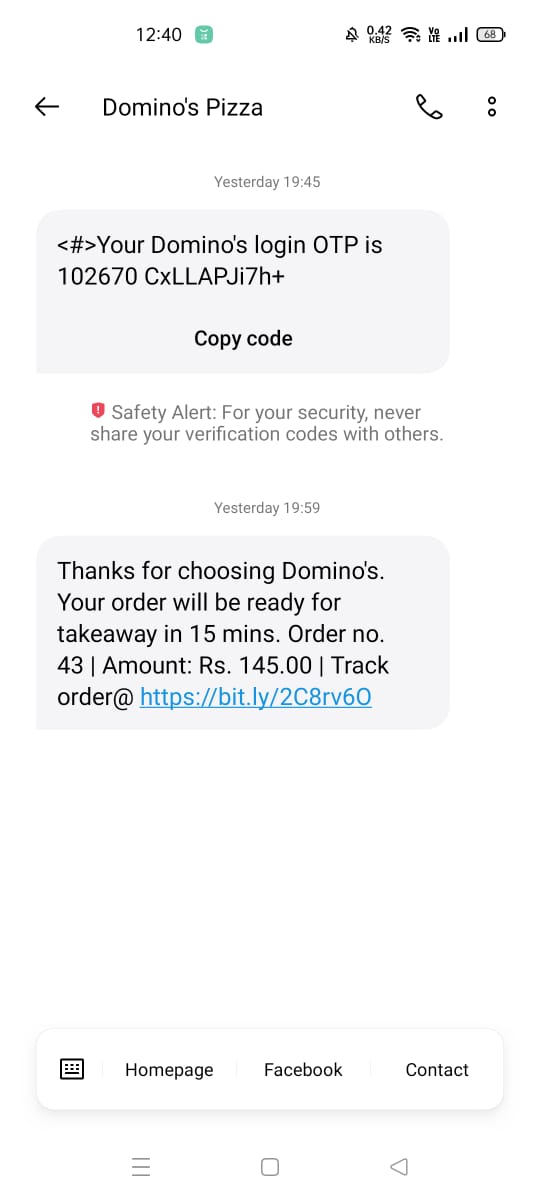 DharmeshDudher1's tweet photo. Such a pathetic service from @dominos there staff themselves don't know how to compensate and the rude behaviour is not acceptable that too after waiting for more then 45 mins and getting worst quality food that too after a long explanation given by me to proof my food is not gud https://t.co/7WAIBH4QNb