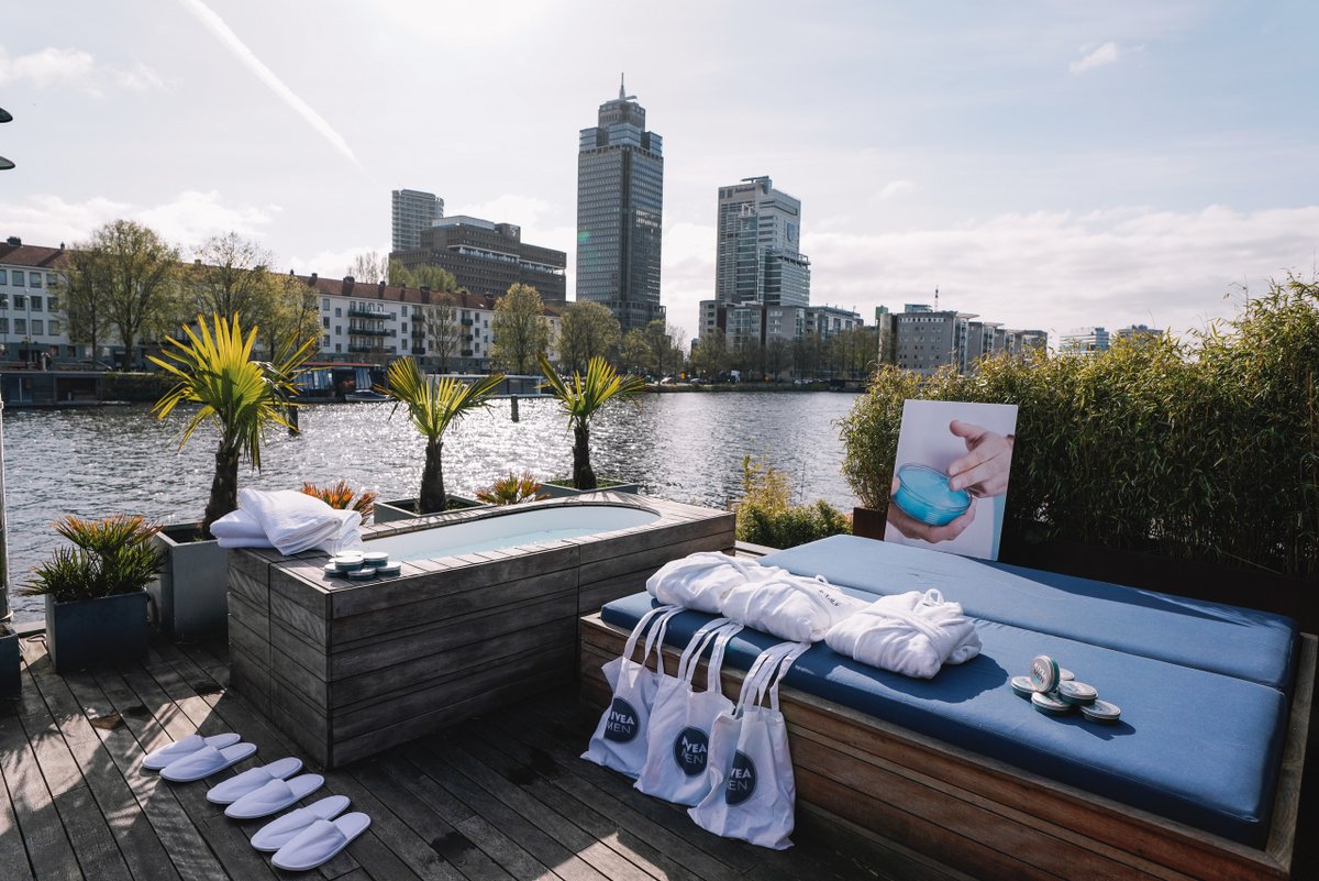 Fresh, fresher, freshest 🧊 We launched the latest NIVEA MEN Fresh Gel for face, body and hands in style by inviting media and influencers to a unique ice bath experience at Amsterdam's Amstel river #presslaunch #niveamen #HPB #earnedfirst