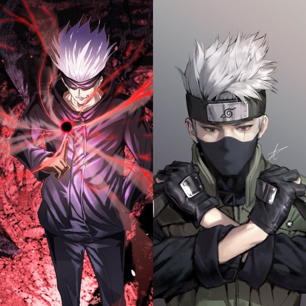 otakutvng's tweet photo. It's the finals of the Sensei #AnimeCharacterTournament and only the strongest Jujutsu Sorcerer and the Copy Ninja remain... Who's the better sensei??
Vote in the poll below 👇
#anime #NARUTO #JujutsuKaisen https://t.co/QjVhjRKc4K