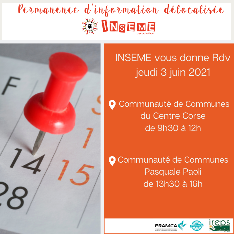 assoINSEME's tweet photo. 🚗Nous venons à votre rencontre en #CentreCorse pour vous renseigner sur votre départ sur le #continent pour #raison #médicale!
👉Rdv jeudi 3 juin à #Corte et #Omessa.

@ARSCORSE1 @IREPS_Corse @Pramca_Corse https://t.co/69DSvrwqzh