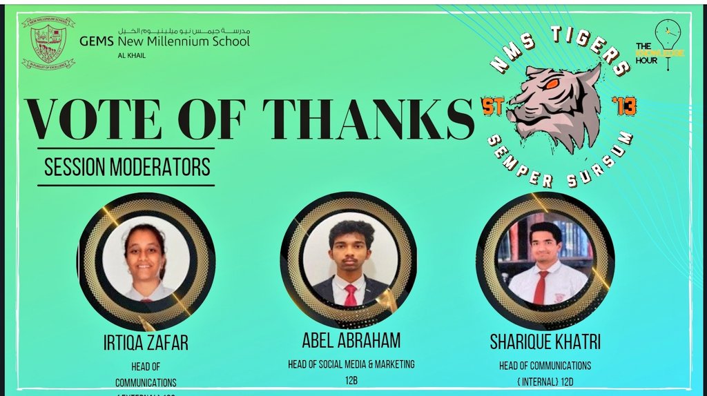 AbelAbrahamSaji's tweet photo. Data, Data Everywhere 
“What we have is a data glut.” Talk of the Hour By Mr.Ankeet Bajaj @ankeetbajaj #TheKnowledgeHour #MathWeek@NMS #WondrousWednesday @gemsnms_alkhail
@nmscareerguide
@IrtiqaZafar @sharique_khatri @pallavi_p23 @TeresaRusten @GNMS_Tigers https://t.co/28Y2XFPhFP
