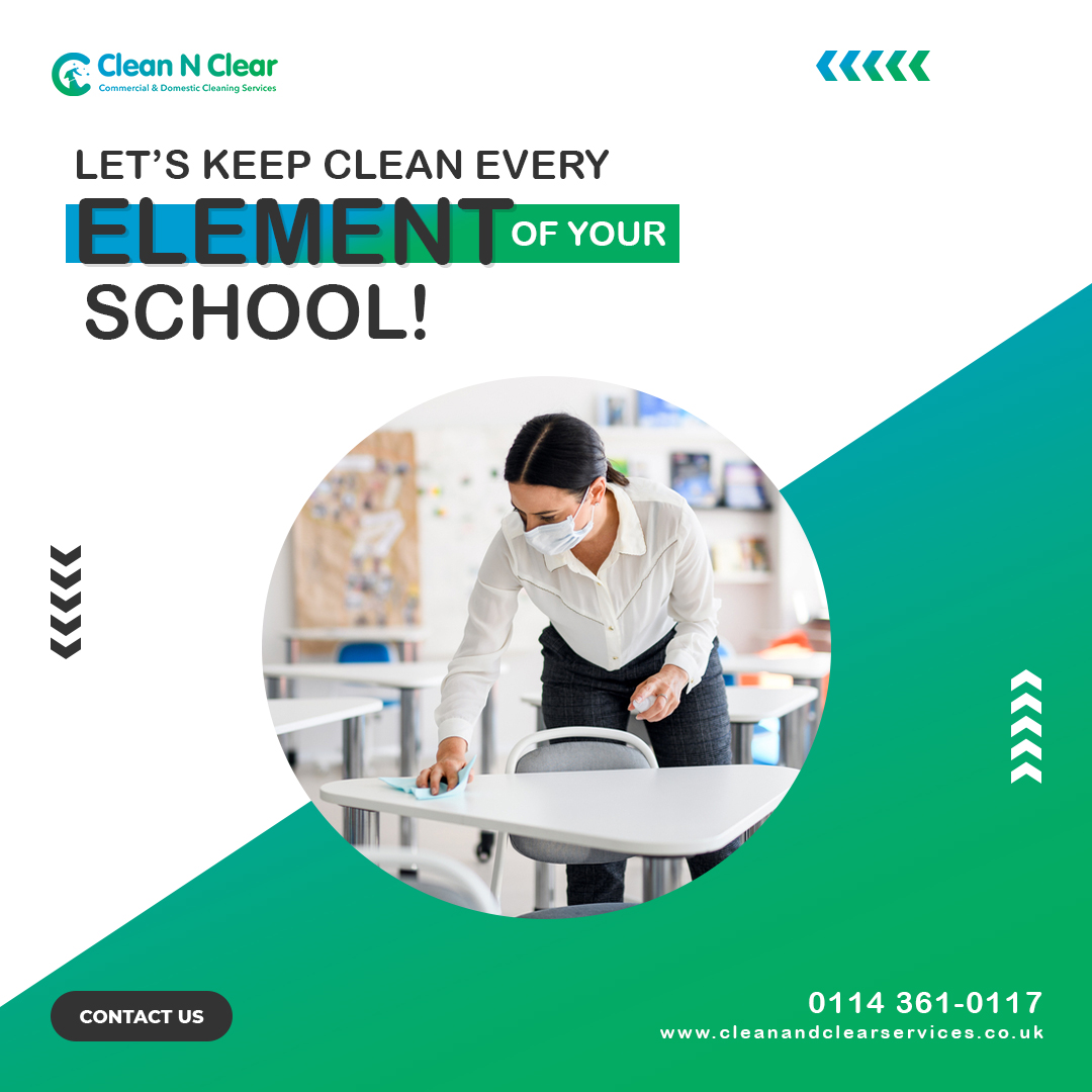 cleanandclears's tweet photo. Let's keep clean every element of your school. Our experienced cleaners will leave every element of your school clean.
Visit Our Site👉 https://t.co/qiGJ7ip5r4
#cleanandclear #sheffieldcleaner #schoolcleaner #schoolcleaningsheffield #schoolcleanersheffield #highfieldschoolcleaner https://t.co/PrUc5coFSo