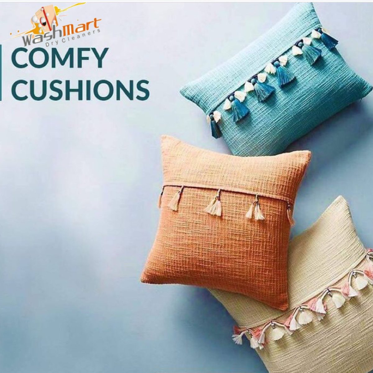 Never have a stinky cushion or stained cover again.
Drop off your cushions and covers at washmart dry cleaners.
~we’ll do your dirty work~
•
#abujalaundry #wuselaundry #maitamaabuja #ilorinlaundry #kanolaundry #kadunalaundry #nigerianlaundry #laundryinabuja #laundryinkano #lau