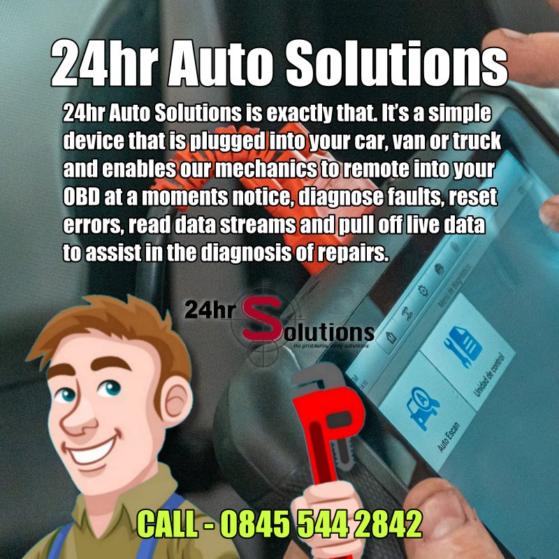 Imagine having a mechanic sat in the glove box or a truly intelligent car that interacts with you? 24hr Auto Solutions is exactly that - visit 24hralarmmonitoring.com/Services/Auto-…