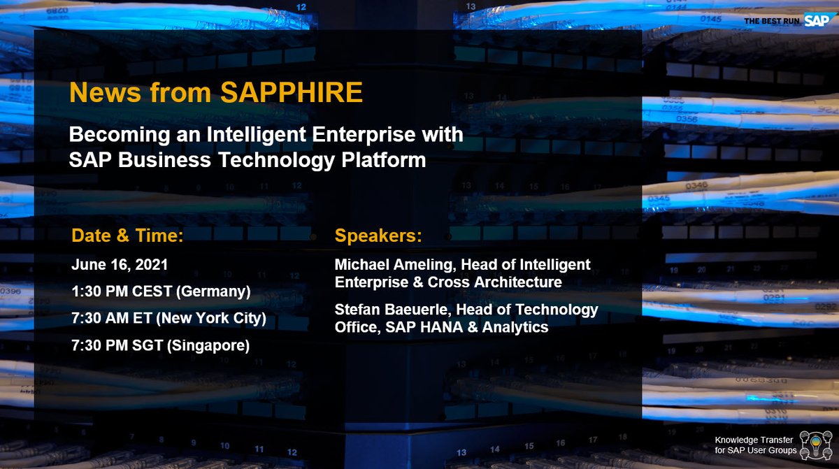 _yasminawad's tweet photo. . #SAPPHIRENOW kicks off today! You can already mark your calendars for June 16 - a deep dive into SAP BTP news to come! https://t.co/vnDV8AR5FV @Michael_Ameling @StBaeuerle https://t.co/knAgvvwe1C