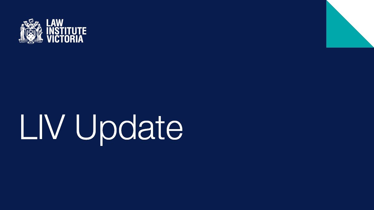 Law Institute of Victoria tweet media