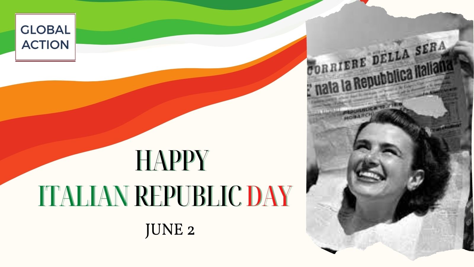 Global Action Italy on Twitter: "Today, the 2nd of June, we celebrate the Italian Republic Day🇮🇹🎉 This date marks the 1946 #Referendum, held by #universalsuffrage, which resulted in the creation of the