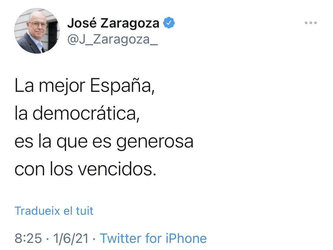 BetonaComin's tweet photo. Podria ser la frase d’un franquista... https://t.co/laTLoTP9W5