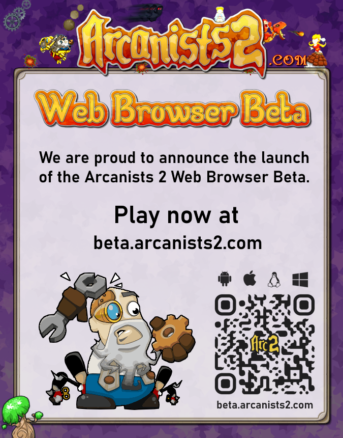 Arcanists_'s tweet photo. 🌍 The Arcanists 2 Web Browser Beta has launched!🌐

🧙‍♂️ Put on your wizard robe &amp; hat!🧙‍♀️

🧙 Learn how to design a fully custom look &amp; share it in-game!📨

🔮 Bring forth magic &amp; mayhem to display your arcane prowess😈

🔽 Play in your browser now!🔽
🔗 https://t.co/s3osvViHok https://t.co/As4DybPqks