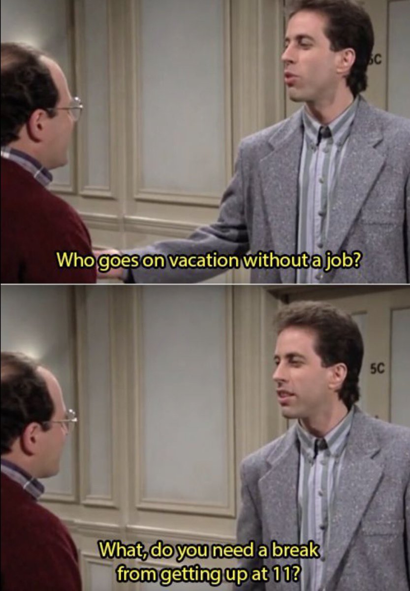 Buddypizzadvd's tweet photo. @OriginalFunko @SeinfeldTV My favorite @SeinfeldTV quote is from when Jerry gives George a hard time about wanting to take a vacation. #Funko #FunkoSeinfeld #FunkoMiniMoment #FunkoGiveaway #Giveaway #Seinfeld https://t.co/uOIt7MNZvT