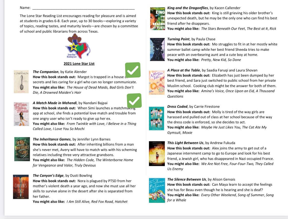 Is it cheating to use <a href="/audible_com/">Audible</a> to make progress on my #SummerReading goal? Surely not. 2 down; 23 to go. I learned a bit about vichole and mehendi thanks to <a href="/nandinibajpai/">Nandini Bajpai 🖋📖💕</a> A Match Made in Mehendi. <a href="/wmsrangers/">Wallace Rangers</a> <a href="/HaysContCoord/">Hays CISD Content Coordinators</a> <a href="/TXLA/">Texas Library Assn.</a> txla.org/wp-content/upl…