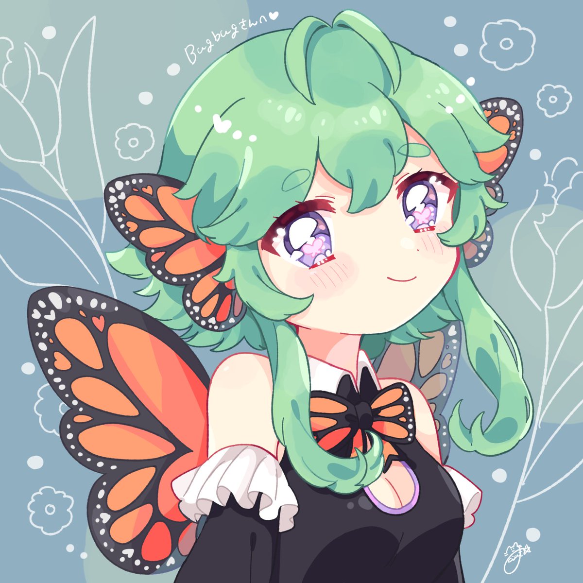 bugbughh's tweet image. Good Morning Bug Scouts! 🦋

🎨: @/kiuinomeronsoda  #bugbugart