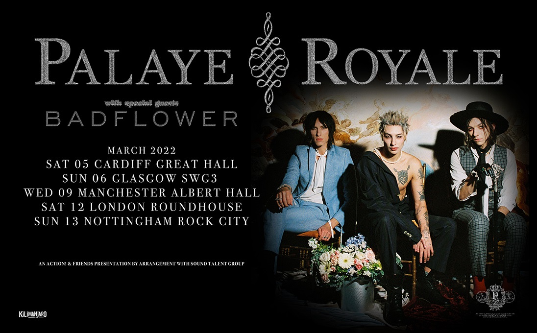 TicketmasterUK's tweet photo. JUST ANNOUNCED ❤️ @PalayeRoyale are heading on tour in 2022! Tickets go on sale Friday 👉 https://t.co/LxSzftGbBk https://t.co/7U8QSYJ5MS