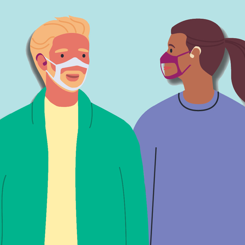 BarnwoodTrust's tweet photo. We asked @glosdeaf what differences clear face masks make to those who have to #LipRead #LetsBeClearCampaign #ClearFaceMasks #Gloucestershire #ClearCommunication #Accessibility #DeafCommunity #EnglishAsSecondLanguage #LearningDisability #Autism #Dementia #BarnwoodTrust https://t.co/1nCiHJbUlV