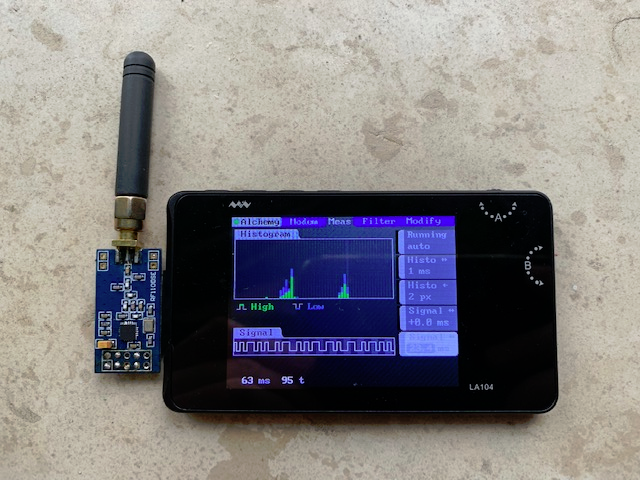 giammaiot2's tweet photo. GiamMa-based researchers SDR R&amp;D IoT: LA104 pocket logic analyser operating system, sniffs for wireless transmission using CC1101 transceiver and More Apps Functionality  https://t.co/zMgiUeQIWW #SoftwareDefinedRadio #LA104 #pocket #logic #analyse #WaveAlchemy #RF #Toolkit https://t.co/PZd6YuczEy