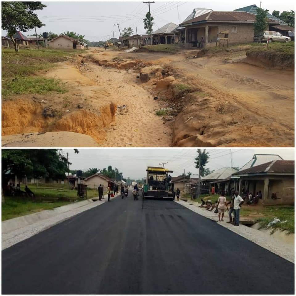 We are glad the 21.3km Odufor-Akpoku-Umuoye Road Project In Etche LGA has been completed and would be commissioned on the 15th of this month.

Yesterday we were in Etche LGA to flag-off the construction of the Faculty of Agriculture of the Rivers State University.