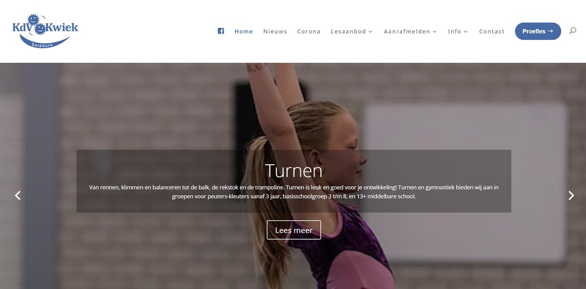 CodeplazaDesign's tweet image. Het is al weer een klein tijdje terug, maar ik wil de oplevering van de website van KDV-Kwiek die ik voor hun heb gemaakt niet onopgemerkt voorbij laten gaan. KDV-Kwiek is een vereniging in Zuidhorn die als activiteit o.a. turnen en gymnastiek aanbied.
kdv-kwiek.nl