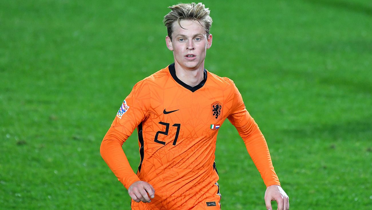 Frenkie de jong netherlands jersey top