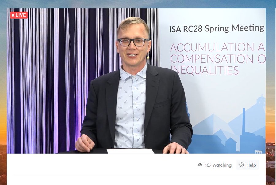 The <a href="/isa_sociology/">ISA</a> #RC28Turku meeting was opened by Professor <a href="/JaniErola/">Jani Erola</a>. Jani told us that this meeting is and has been his #intellectual #home for many many years. #Sociology