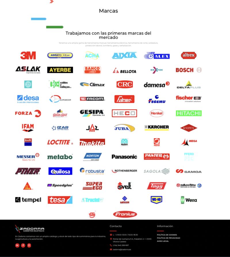 Descubre en nuestra nueva web todas las marcas con las que trabajamos. ⬇️⬇️
🔁 zadorra.es

#SuministrosZadorra #SuministrosIndustriales