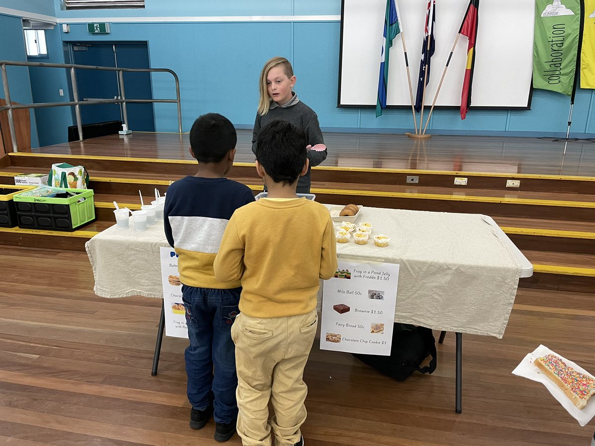 The United student Council did a great job organising and running the Biggest Morning Tea today. All proceeds will be going to the Cancer Council. @MSlater1606 <a href="/IngleburnPs/">Ingleburn PS</a>