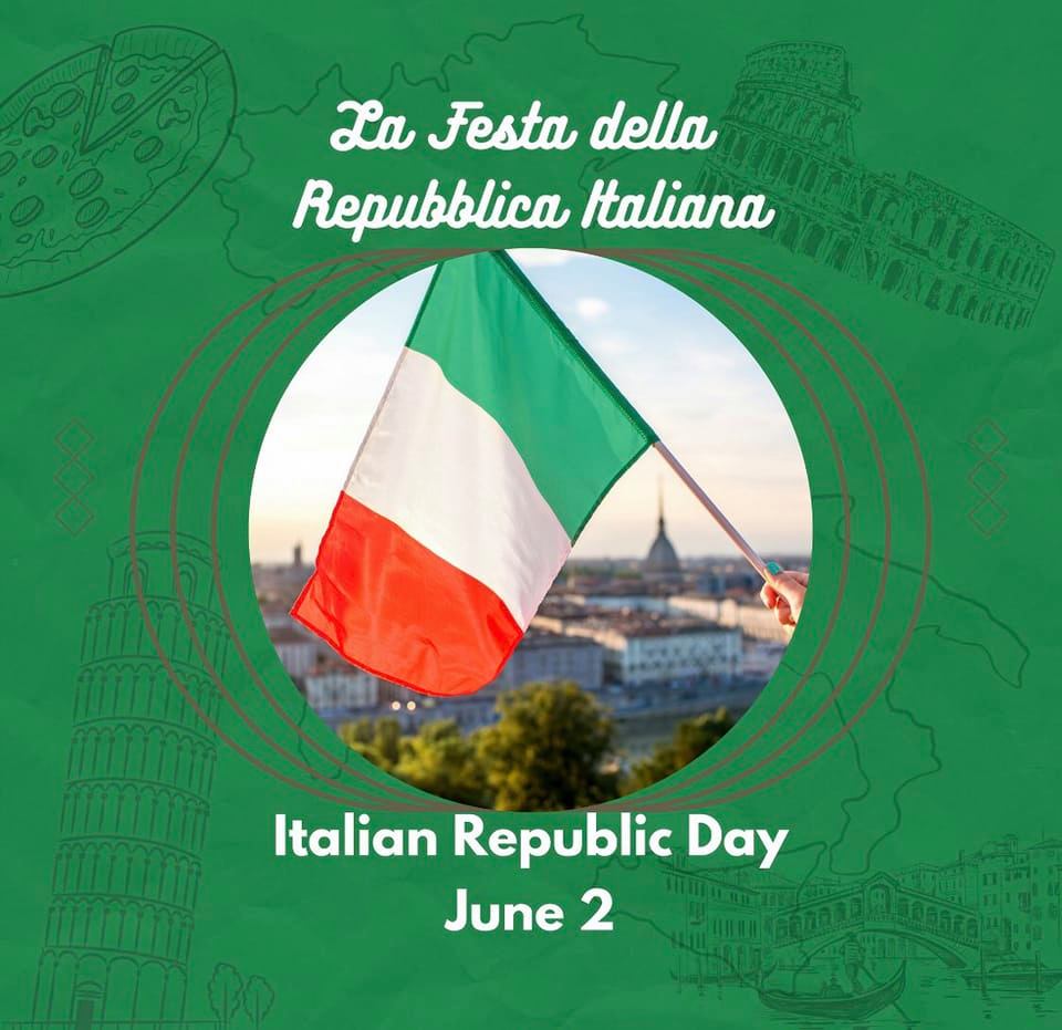 psaitaly's tweet photo. 🇮🇹🇵🇰 Happy Republic Day, Italy! Buona festa della Repubblica!  
Pak-Italy share ancient history and diverse cultures and civilizations. Bilateral relations between two contries in education, trade and tourisim increasing influx of both nations.
@PakinItaly @ItalyMFA @jauhars https://t.co/0uTq4x8gz9