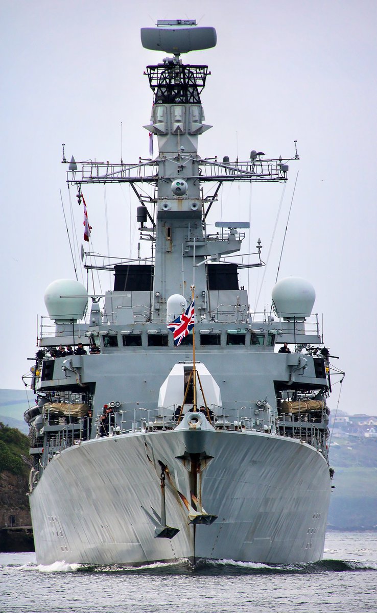 NavyLookout's tweet image. .@hms_argyll returns home to Devonport after participation in #FormidableShield2021 

Via @defenceimagesuk @RfaNostalgia
