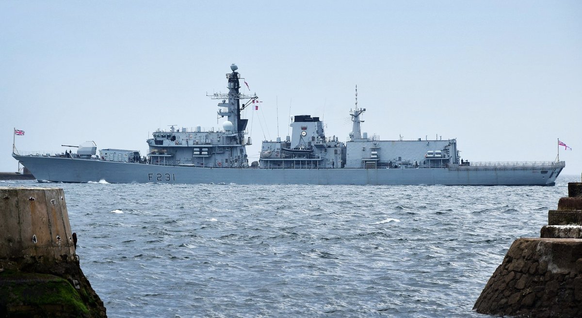 NavyLookout's tweet image. .@hms_argyll returns home to Devonport after participation in #FormidableShield2021 

Via @defenceimagesuk @RfaNostalgia