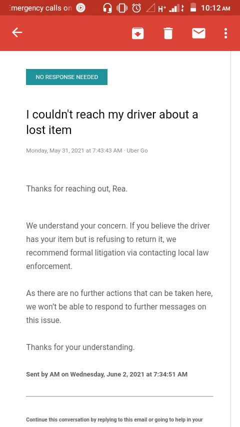 And there you have it folks. #Tyranny and #bureaucracy at it 1st World best. All I wanted is for them to put me in touch with their driver PERSONALLY...if they even know who he is.. hey <a href="/lyft/">Lyft</a> you got plans to come to South Africa. There's a gap in the market methinks😠😠😠