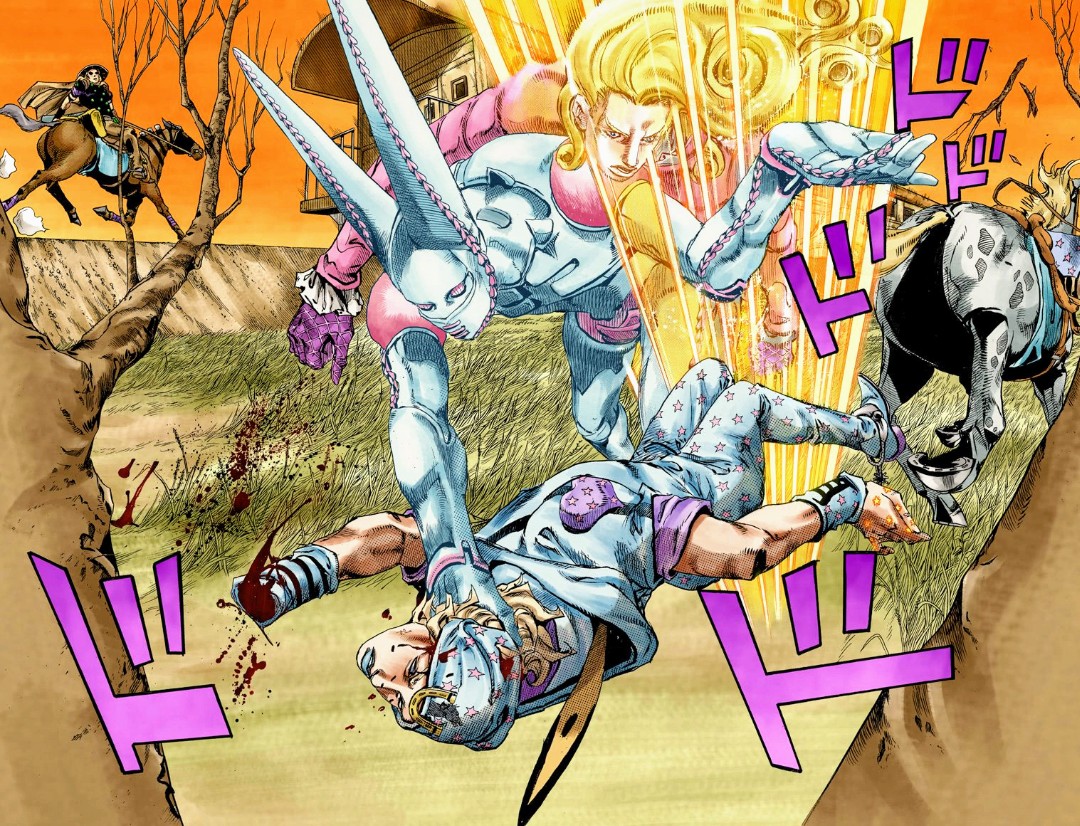 Johnny Joestar vs Valentine - JOHNNY JOESTAR APÓS LUTAR POR 64